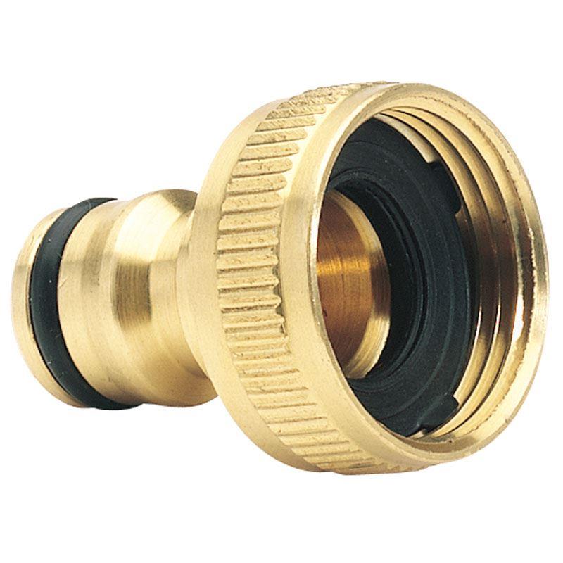 Draper Brass Garden Hose Tap Connector 3/4" 36198