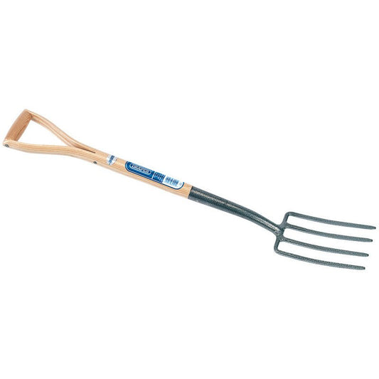 Draper Carbon Steel Border Fork with Ash Handle 14304