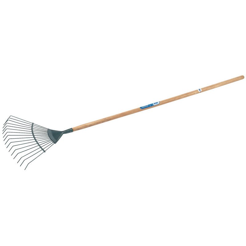 Draper Carbon Steel Lawn Rake with Ash Handle 14311