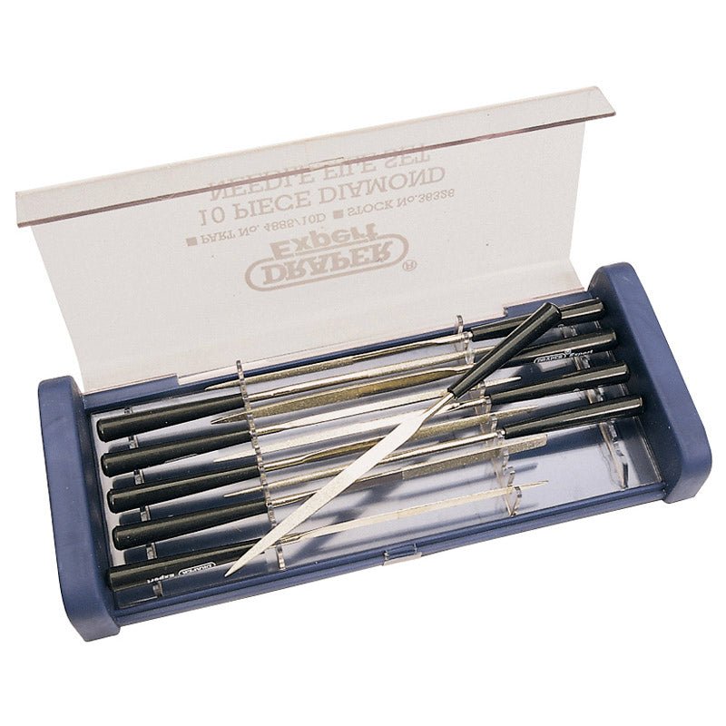 Draper Expert 10 Piece 140mm Diamond Needle File Set 36326