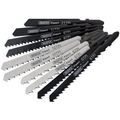 Draper Expert 10 Piece Assorted Jigsaw Blade Set 81736