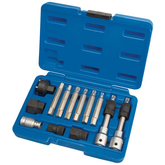 Draper Expert 13 piece Alternator Pulley Tool Kit 31913 - McCormickTools