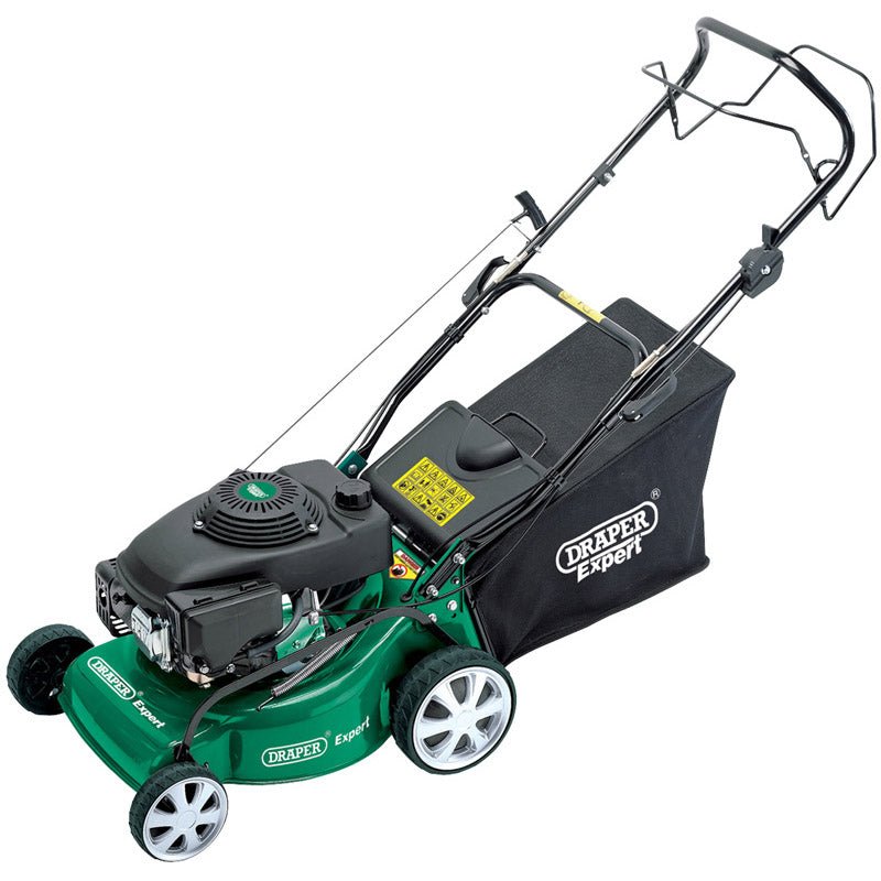 Draper Expert 135cc (4HP) 400mm Self - Propelled Petrol Lawn Mower 08400