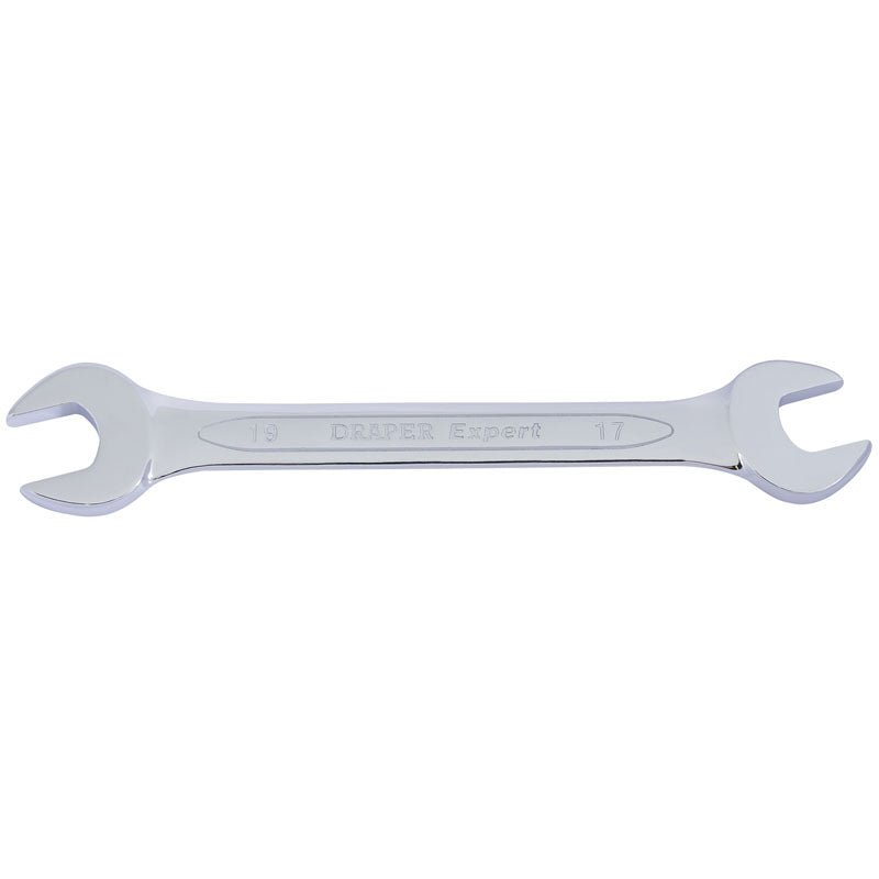 Draper Expert 17mm x 19mm Open End Spanner 55718 - McCormickTools