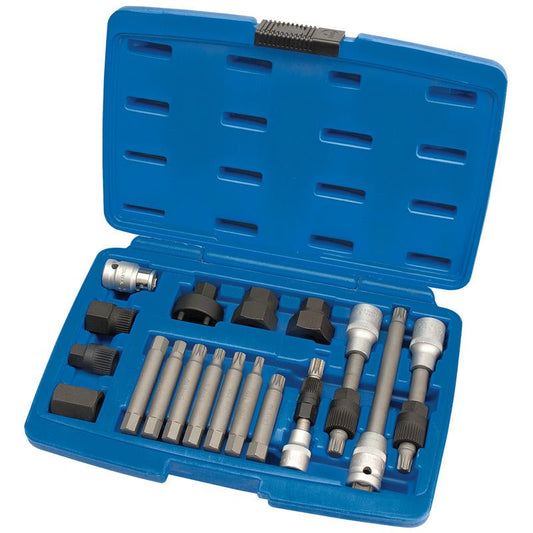 Draper Expert 18 piece Alternator Pulley Tool Kit 31921 - McCormickTools