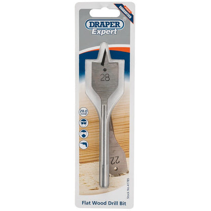 Draper Expert 28.0mm Flat Wood Bit 41785