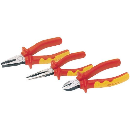 Draper Expert 3 Piece VDE Plier Set 69288