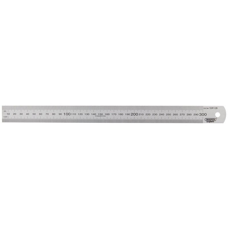 Draper Expert 300mm 12" Stainless Steel Rule 22671