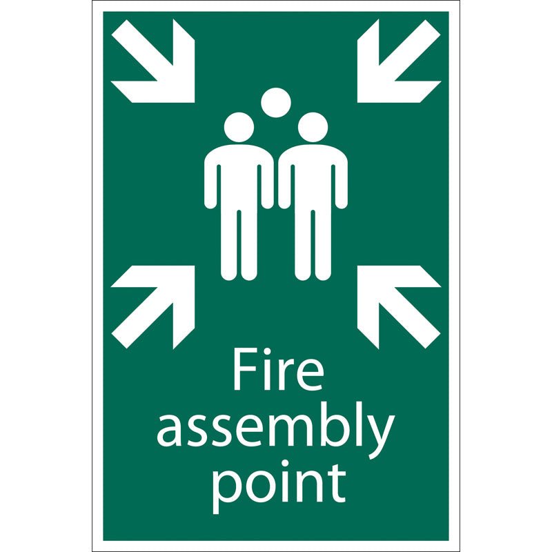 Draper 'Fire Assembly Point' Safety Sign 72463