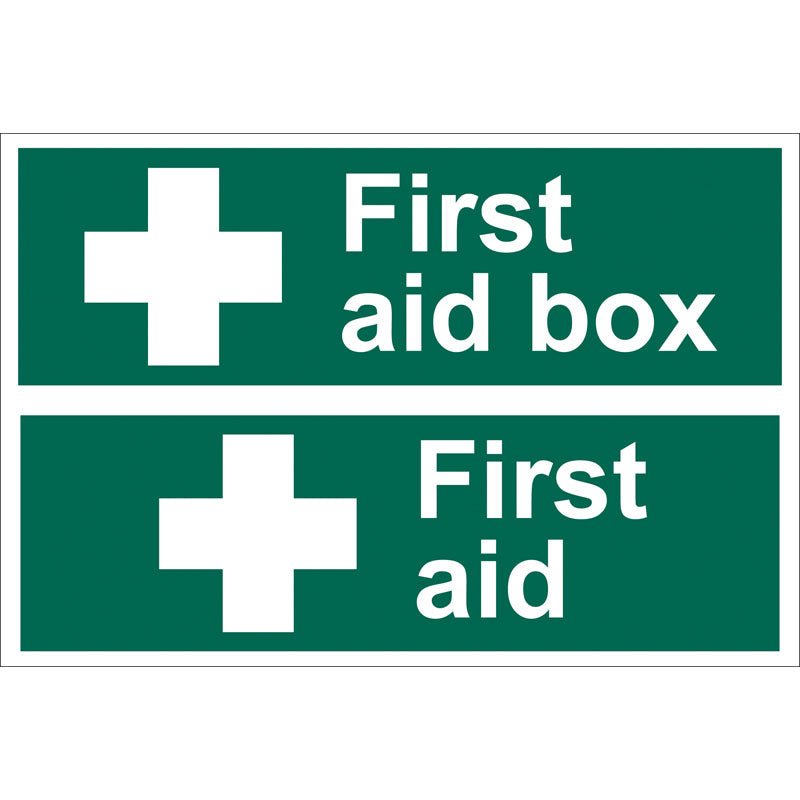 Draper 'First Aid Box' Safety Sign 72542