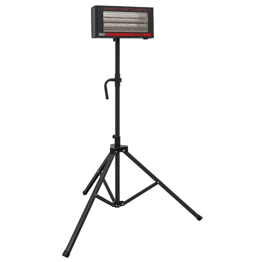 Sealey IR12CT Infrared Quartz Heater with Tripod Stand 230V 1.2kW