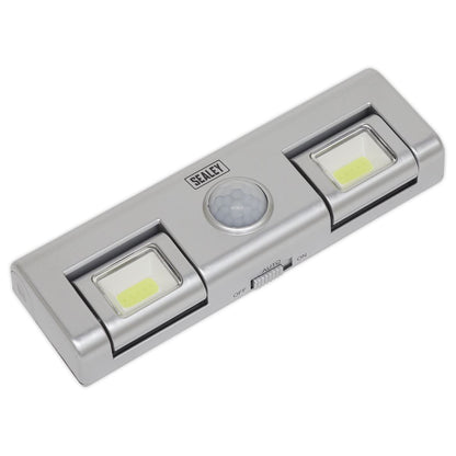 Sealey GL93 Auto Light 1W COB LED with PIR Sensor 3 x AA Cell