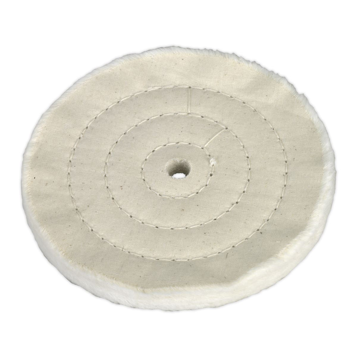 Sealey BG150BW Buffing Wheel Ø150 x 13mm Ø16mm Bore - Fine