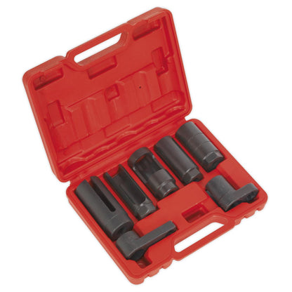 Sealey SX032 Oxygen Sensor Socket Set 7pc 3/8" & 1/2"Sq Drive