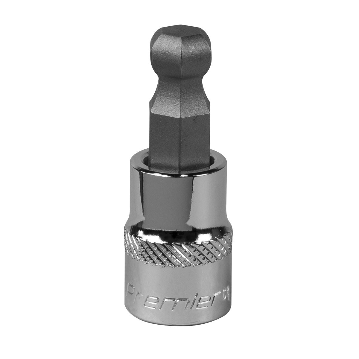 Sealey SBBH008 Ball-End Hex Socket Bit 10mm 3/8"Sq Drive