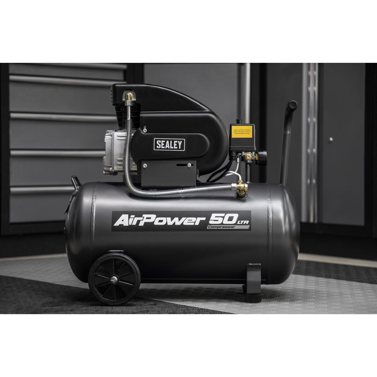 Sealey SAC5020A Air Compressor 50L Direct Drive 2hp