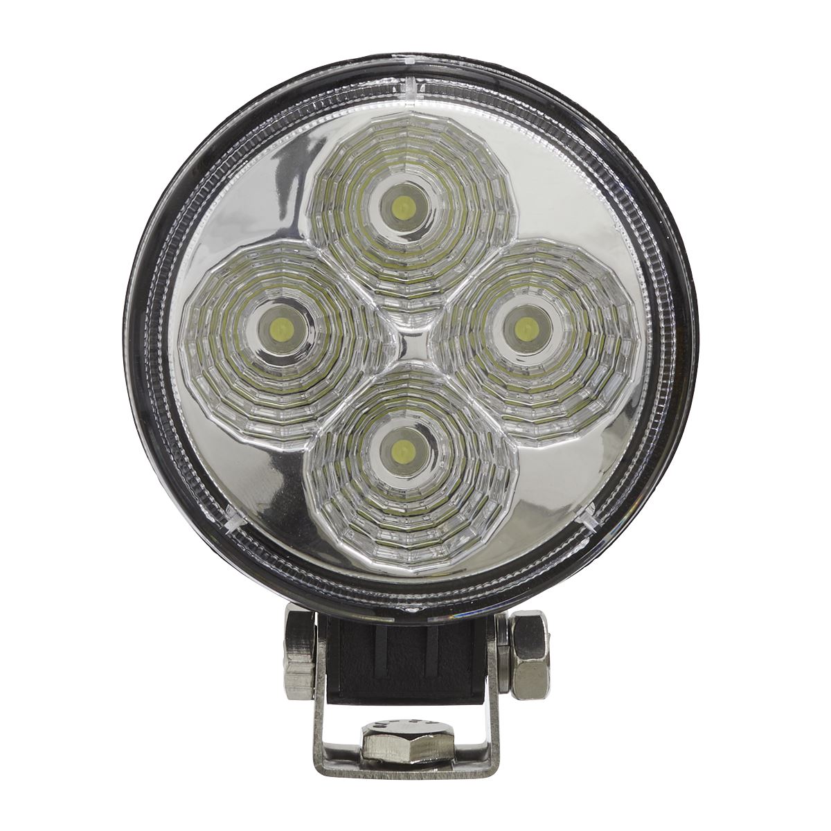 Sealey LED1R Round Worklight with Mounting Bracket 12W SMD LED Mini-McCormickTools