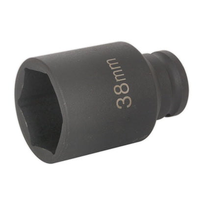 Sealey SX001 Impact Socket 38mm Deep 1/2"Sq Drive