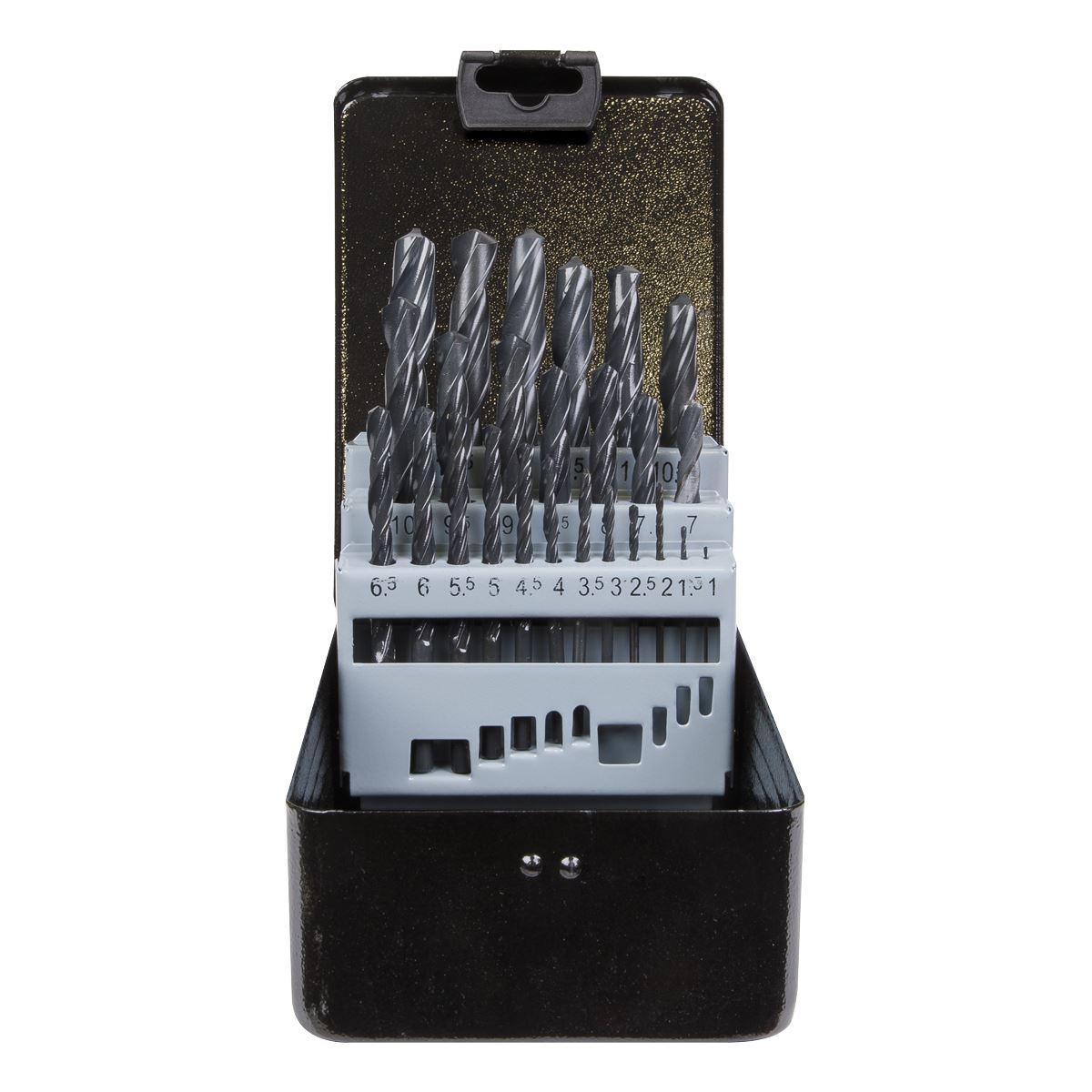 Sealey DBS25RF HSS Roll Forged Drill Bit Set 25pc Ø1-13mm