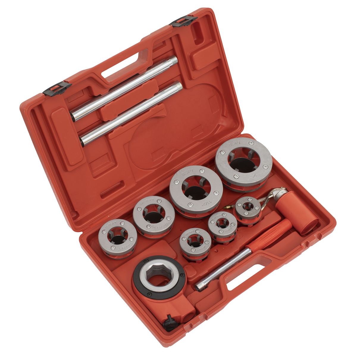 Sealey PTK992 Pipe Threading set 7pc 3/8"- 2"BSPT