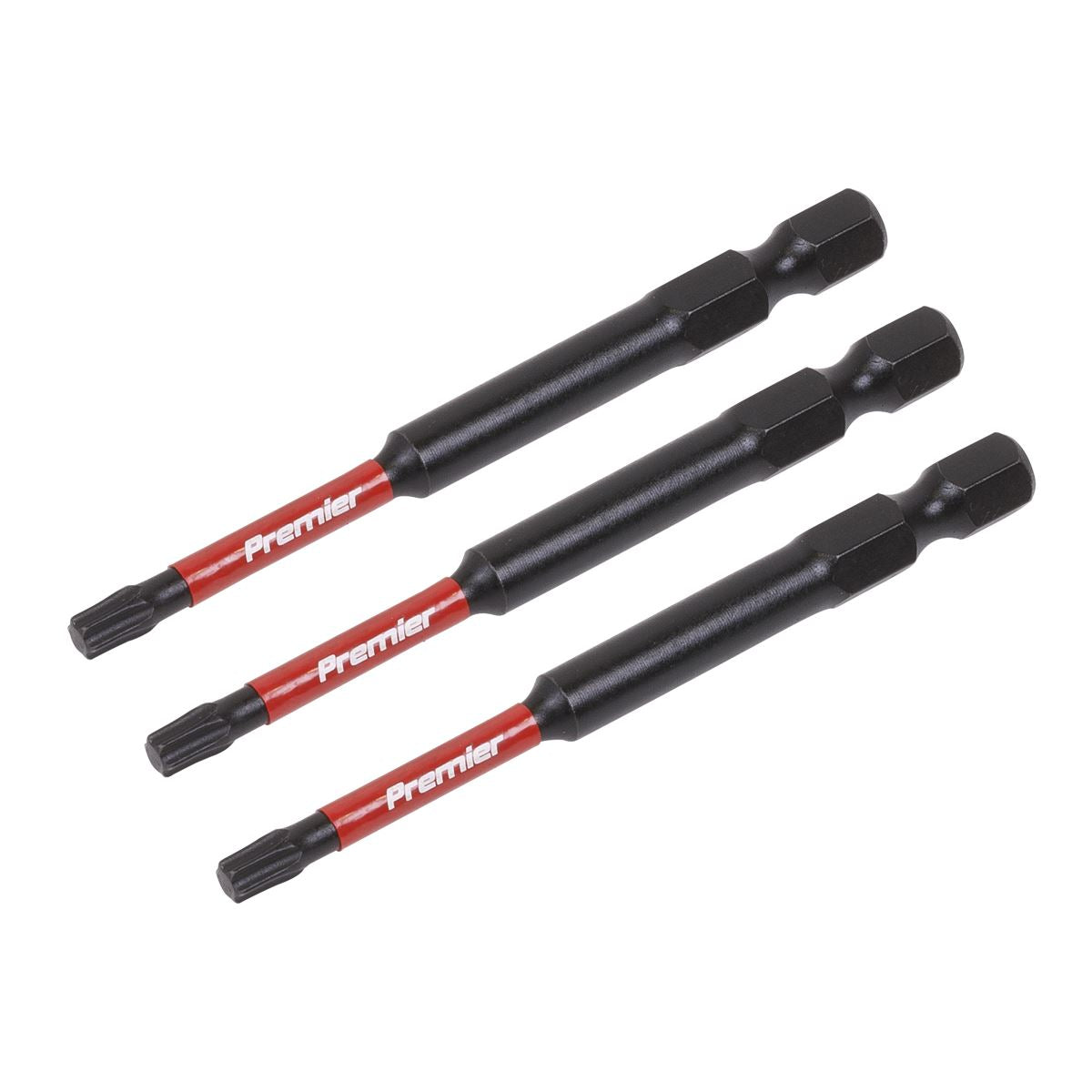 Sealey AK8267 TRX-Star* T20 Impact Power Tool Bits 75mm - 3pc