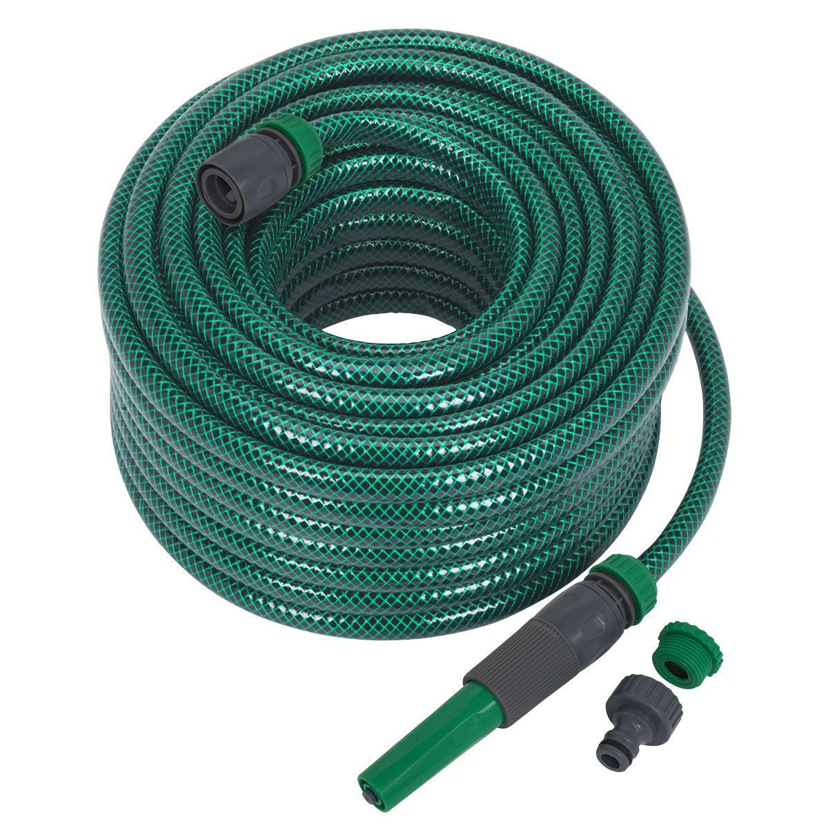 Sealey GH30R Water Hose 30m with Fittings-McCormickTools