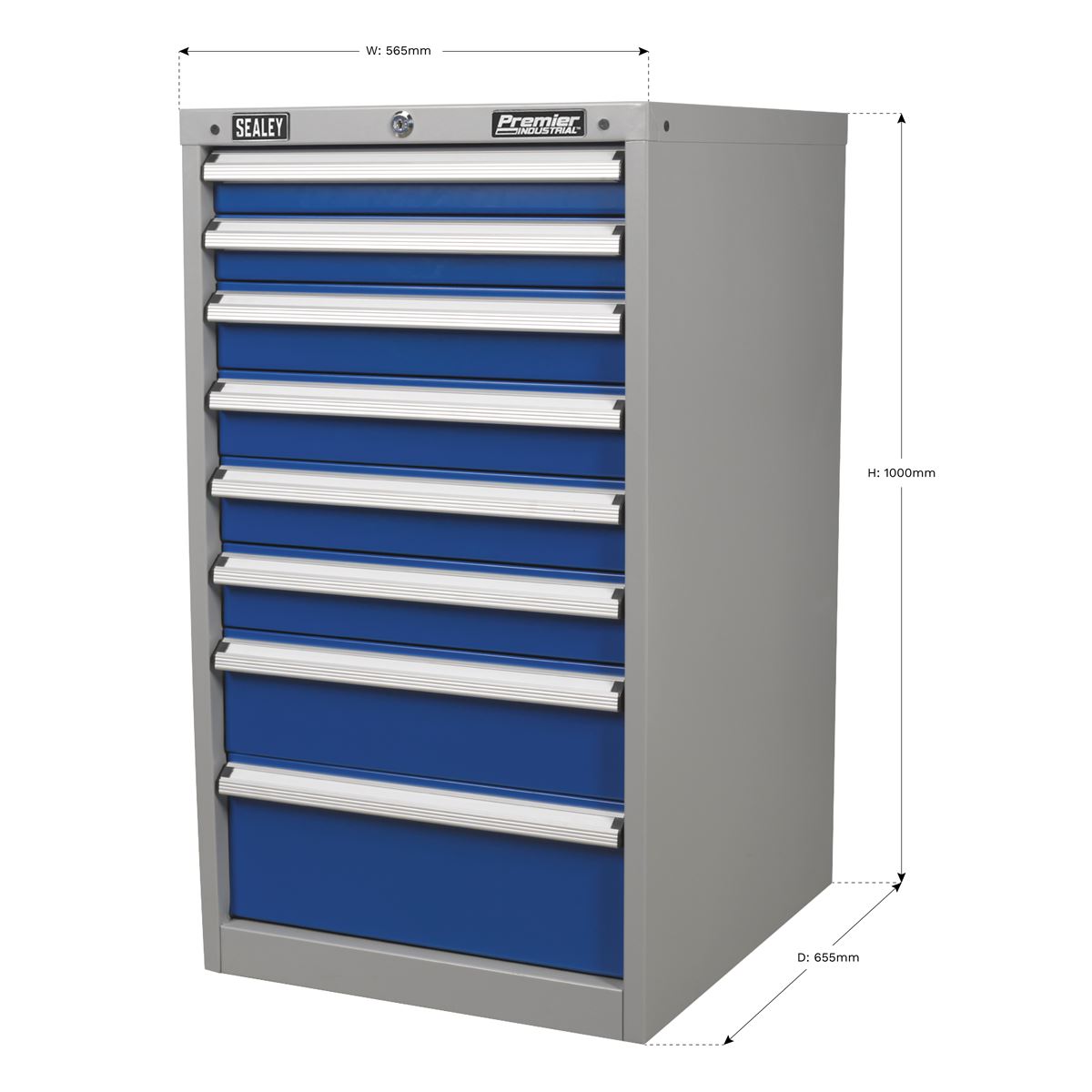 Sealey API5658 Industrial Cabinet 8 Drawer