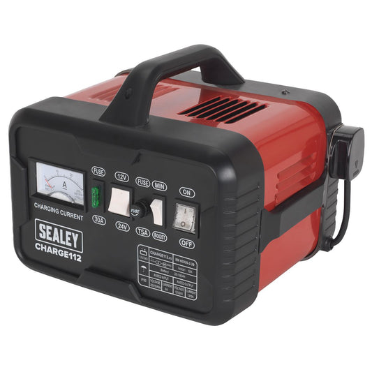 Sealey CHARGE112 Battery Charger 16A 12/24V 230V