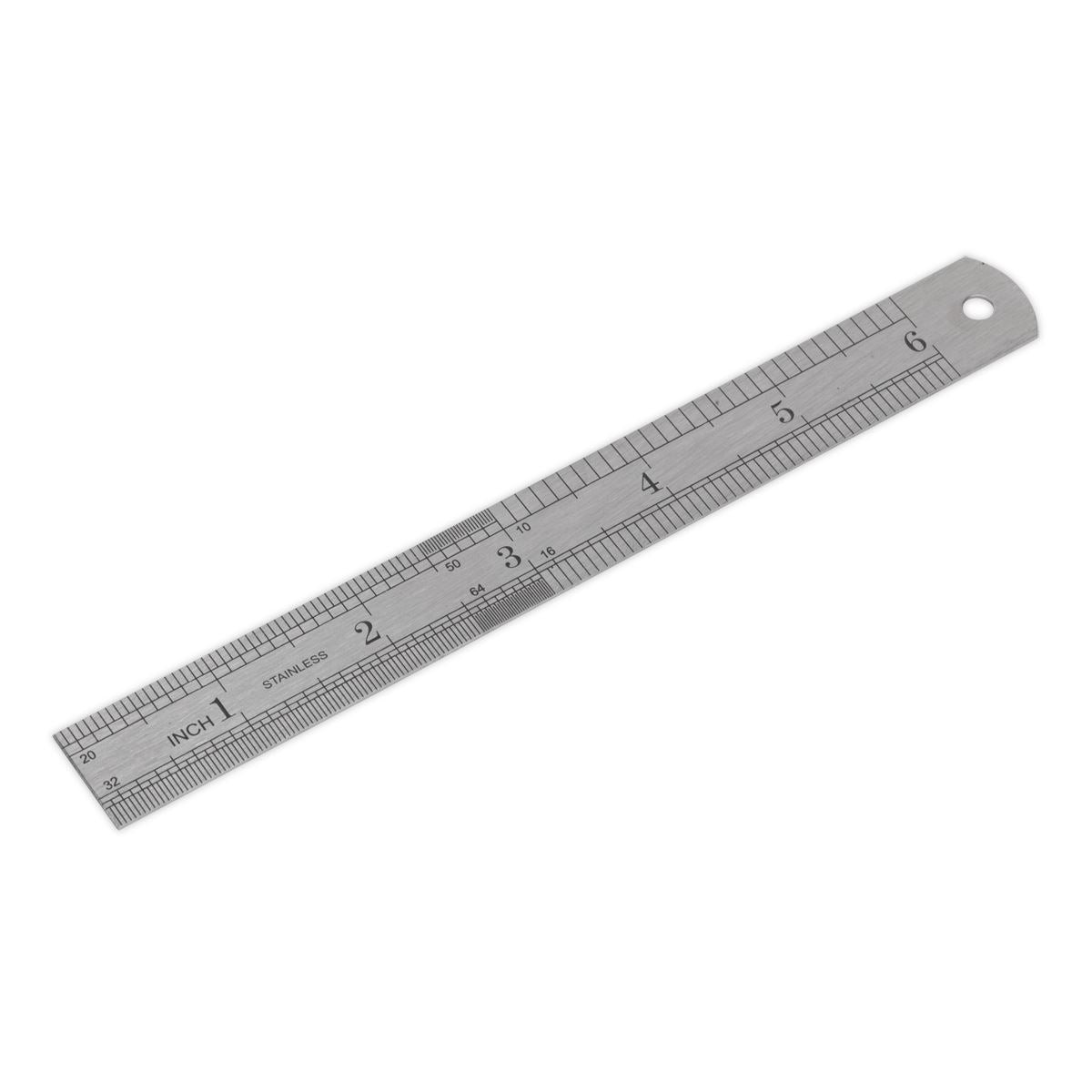 Sealey AK9640 Stainless Steel Rule 6" (150mm)