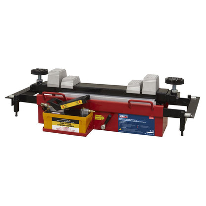 Sealey SJBEX200A Air Jacking Beam 2 Tonne with Arm Extenders & Flat Roller Supports