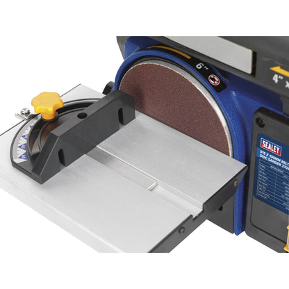 Sealey SM914 Belt/Disc Sander 915 x 100mm/Ø150mm 370W/230V