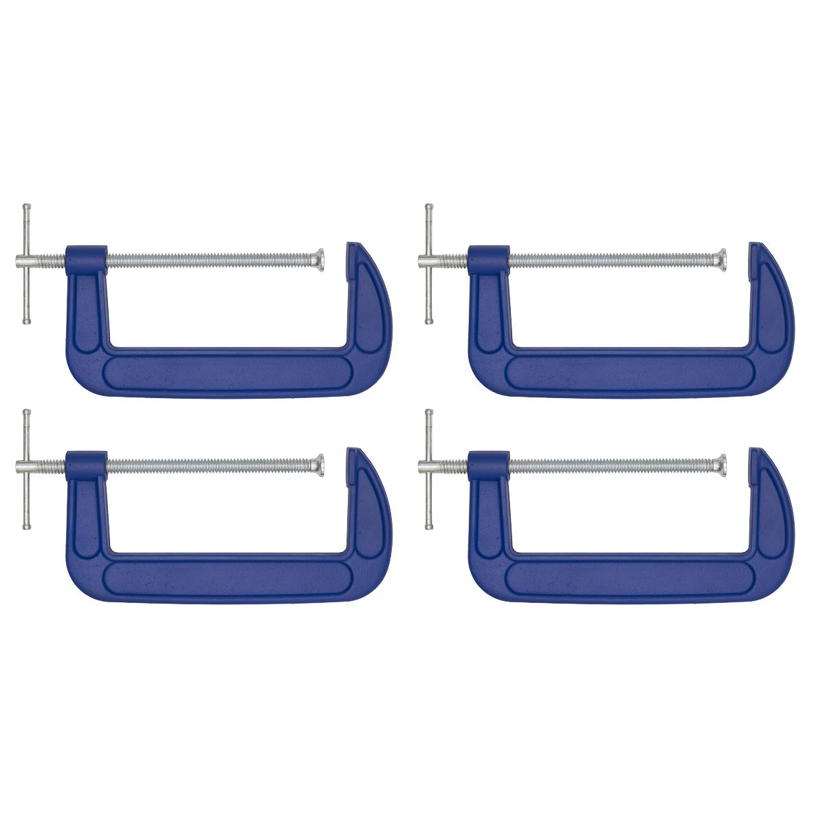 Sealey AK60084 G-Clamp 200mm - Pack of 4