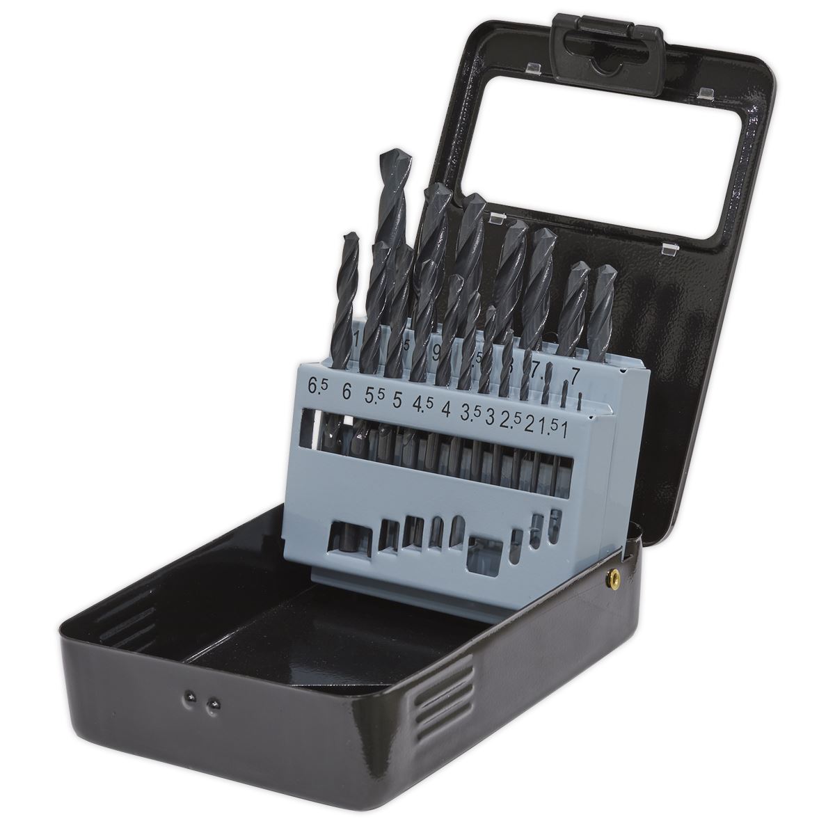 Sealey DBS19RF HSS Roll Forged Drill Bit Set 19pc Ø1-10mm