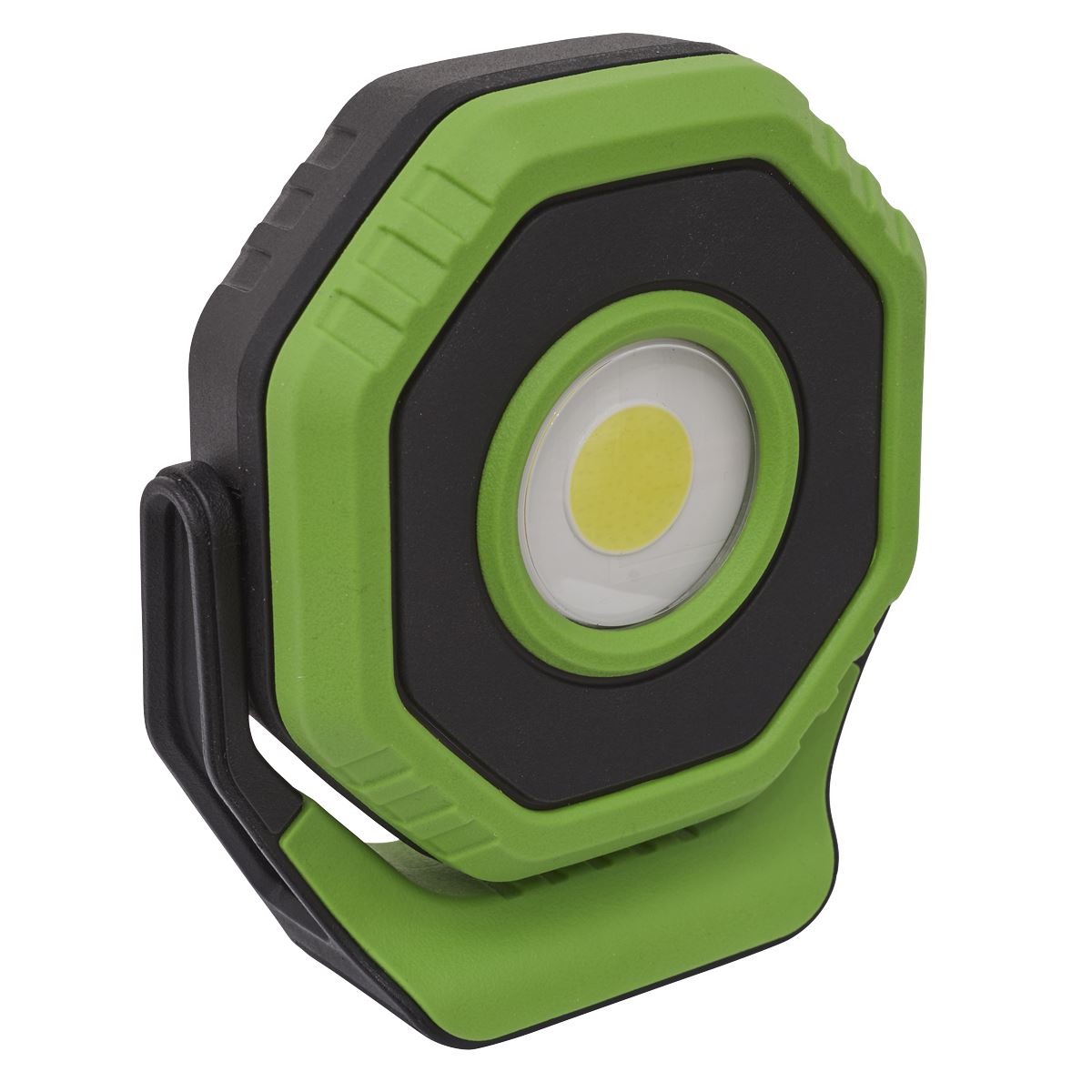 Sealey LED1400P Rechargeable Pocket Floodlight with Magnet 360° 14W COB LED - Green