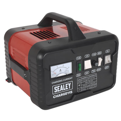 Sealey CHARGE115 Battery Charger 19A 12V/24V 230V