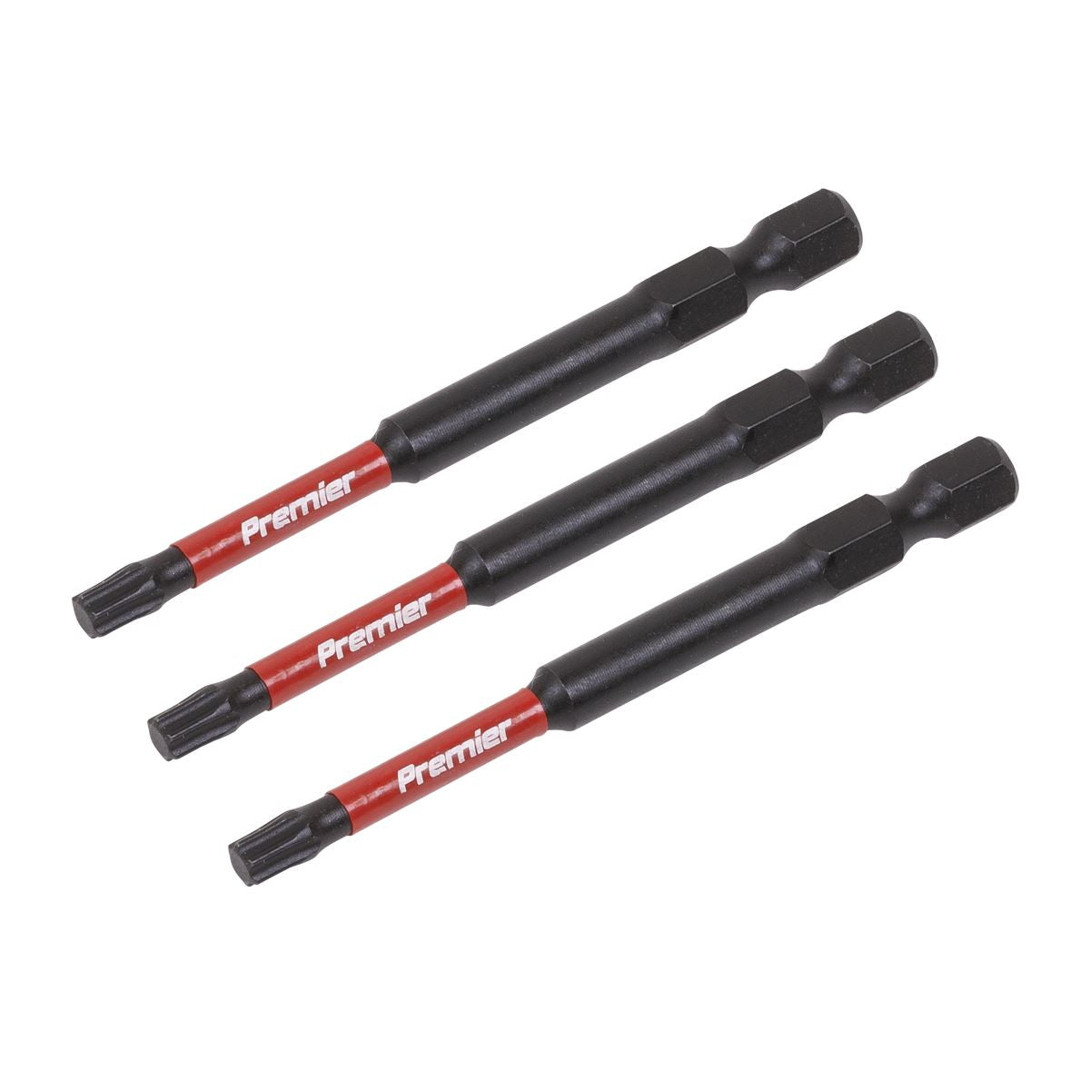 Sealey AK8268 TRX-Star* T25 Impact Power Tool Bits 75mm - 3pc