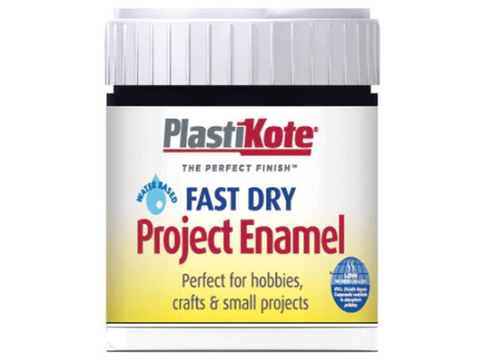 Plastikote Fast Dry Enamel Paint B2 Bottle Matt Black 59ml