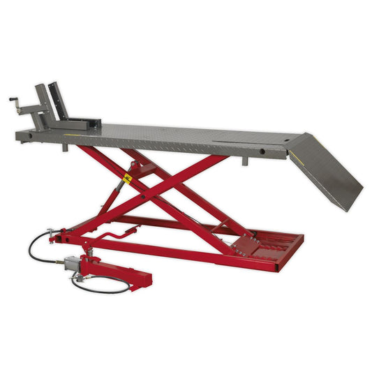 Sealey MC680A Heavy-Duty Air/Hydraulic Motorcycle Lift 680kg Capacity