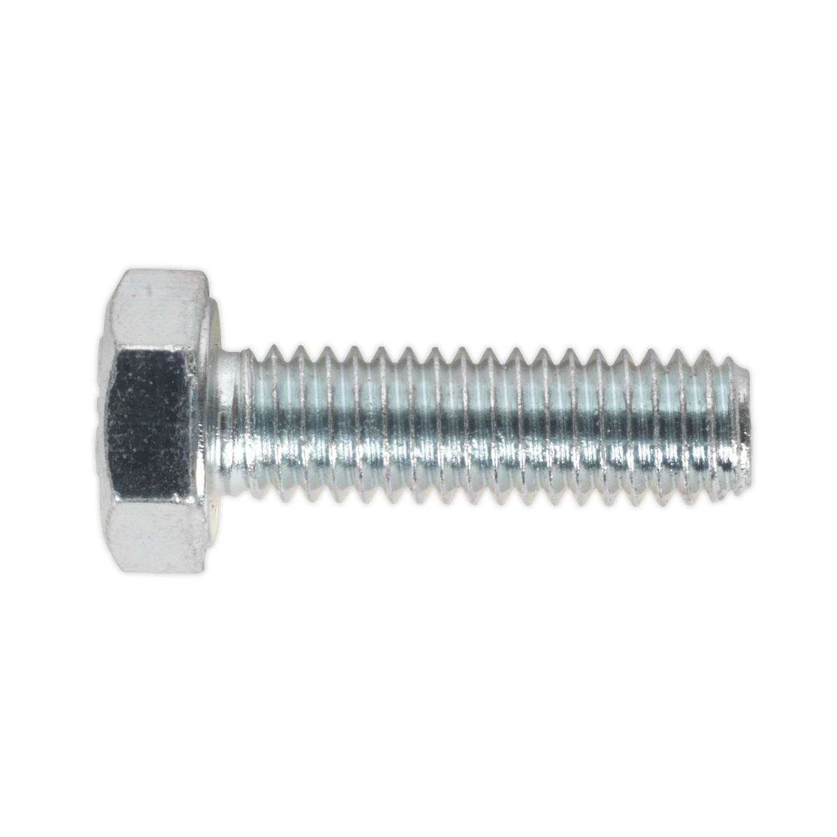 Sealey SS620 HT Setscrew M6 x 20mm 8.8 Zinc Pack of 50