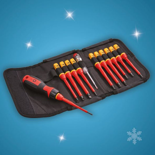 Faithfull 13 Piece Quick Change VDE Screwdriver Set