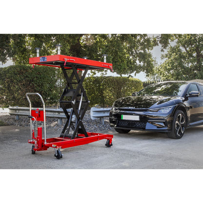 Sealey EVBT1000 1000kg Capacity EV Battery Lift/Hydraulic Platform Truck High Lift