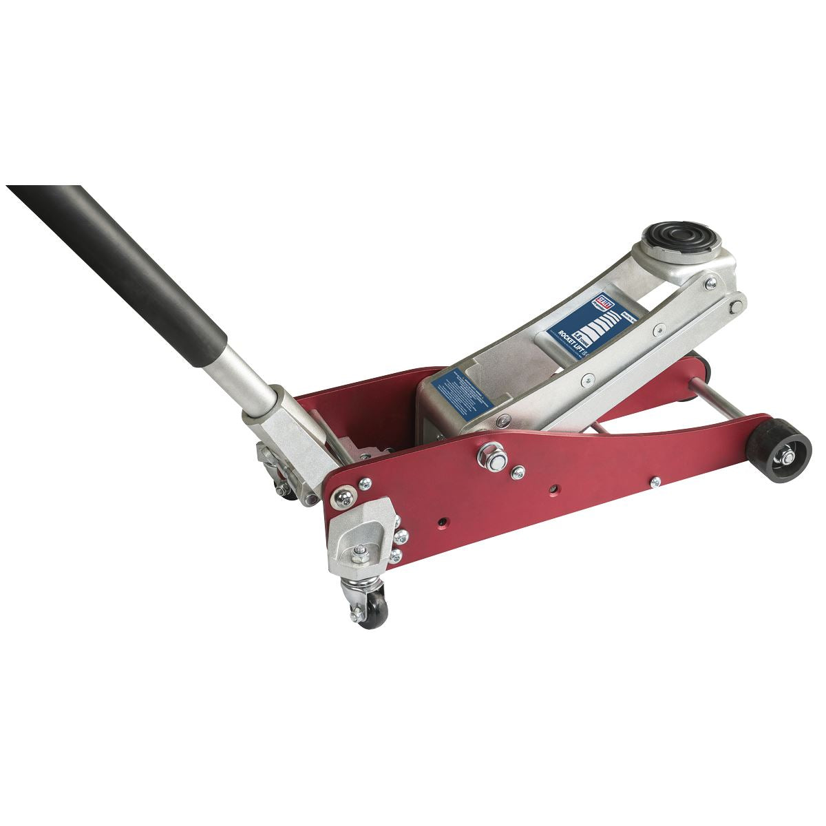 Sealey RJA1800 Premier Low Profile Aluminium Trolley Jack with Rocket Lift 1.8 Tonne