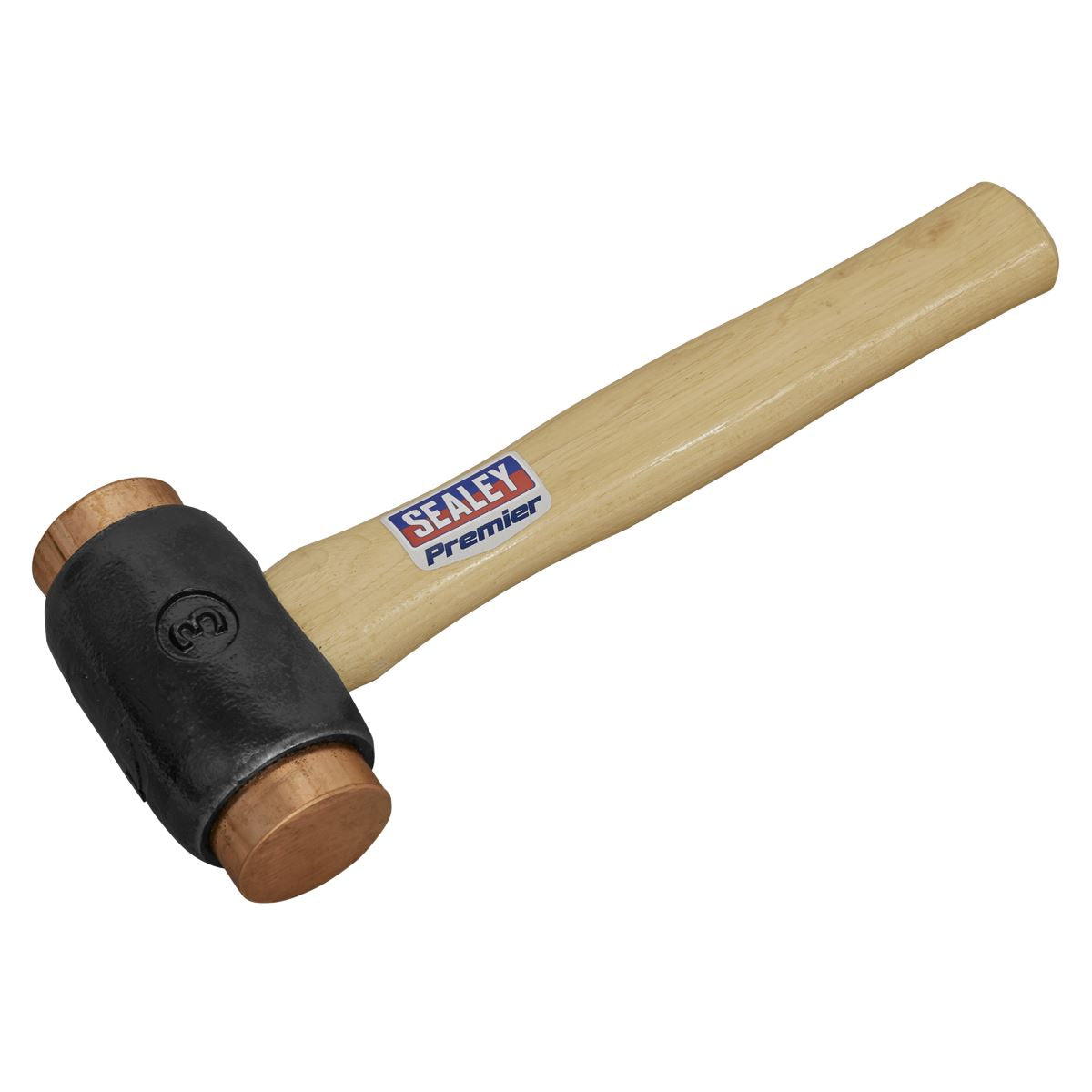 Sealey CFH04 Copper Faced Hammer 4.3lb Hickory Shaft