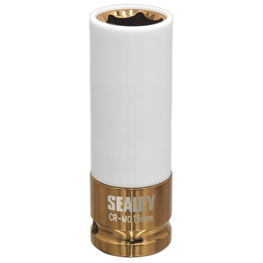 Sealey SX03019 Alloy Wheel Impact Socket 19mm 1/2"Sq Drive