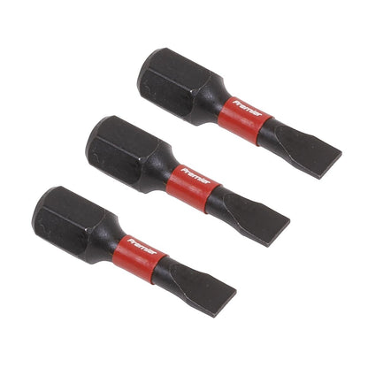 Sealey AK8201 Slotted 4.5mm Impact Power Tool Bits 25mm - 3pc