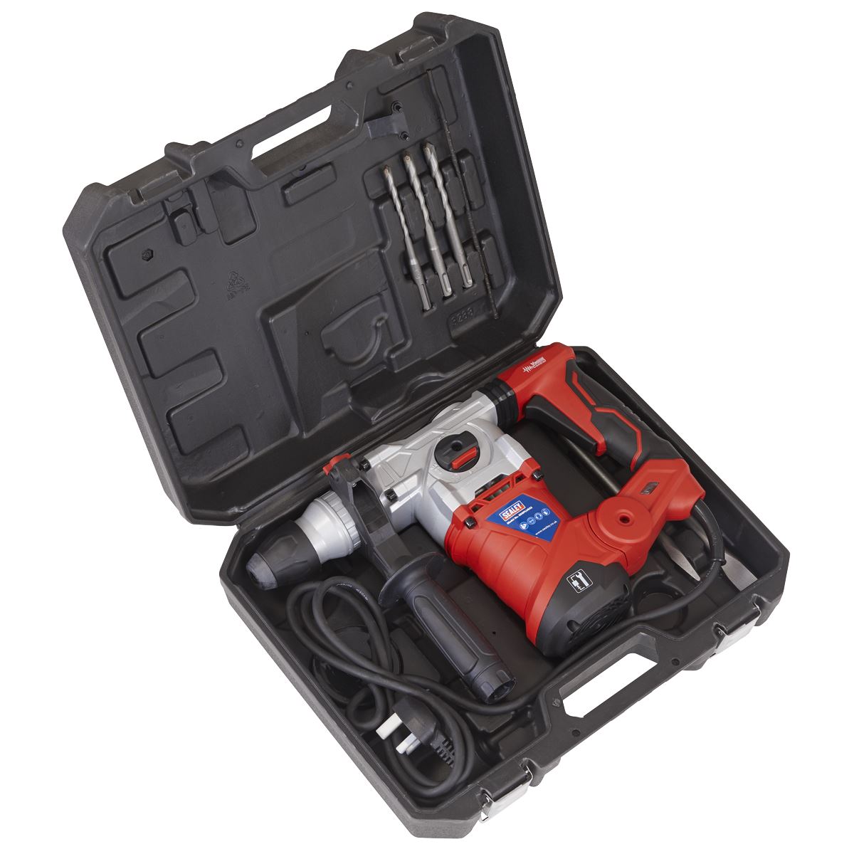 Sealey SDSPLUS32 Rotary Hammer Drill SDS Plus Ø32mm 1500W/230V