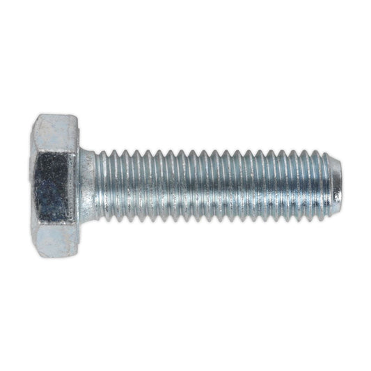 Sealey SS1035 HT Setscrew M10 x 35mm 8.8 Zinc Pack of 25