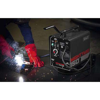 Sealey MIGHTYMIG150 Professional Gas/Gasless MIG Welder 150A 230V