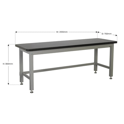 Sealey API2100 Workbench Steel Industrial 2.1m