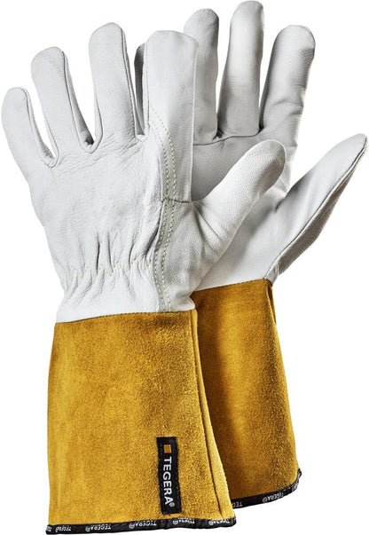 Ejendals Tegera 130A Heat Resistant Leahter Tig Welding Gloves